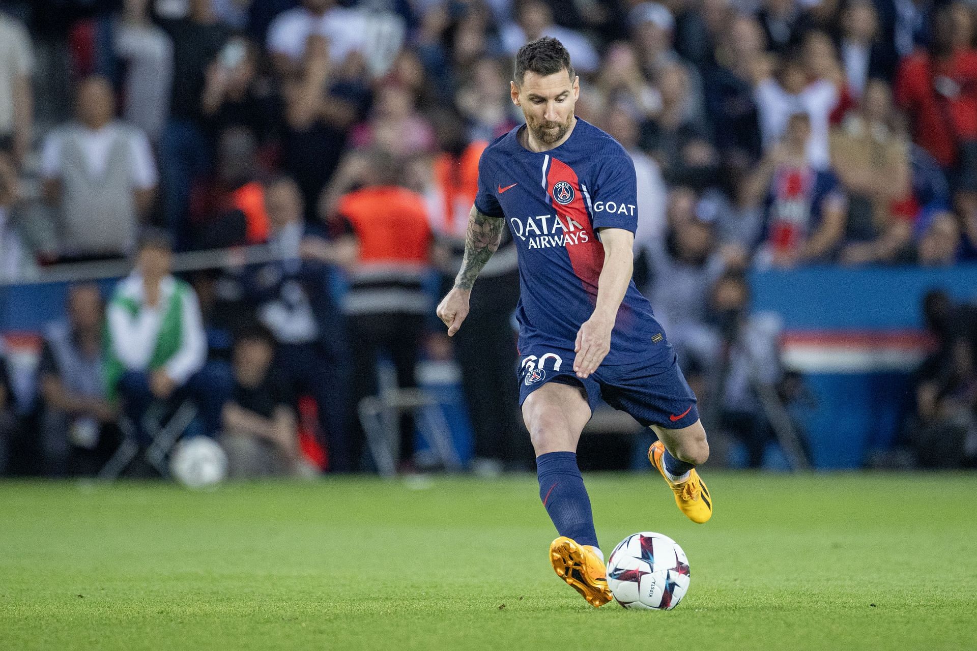 Former PSG attacker Lionel Messi
